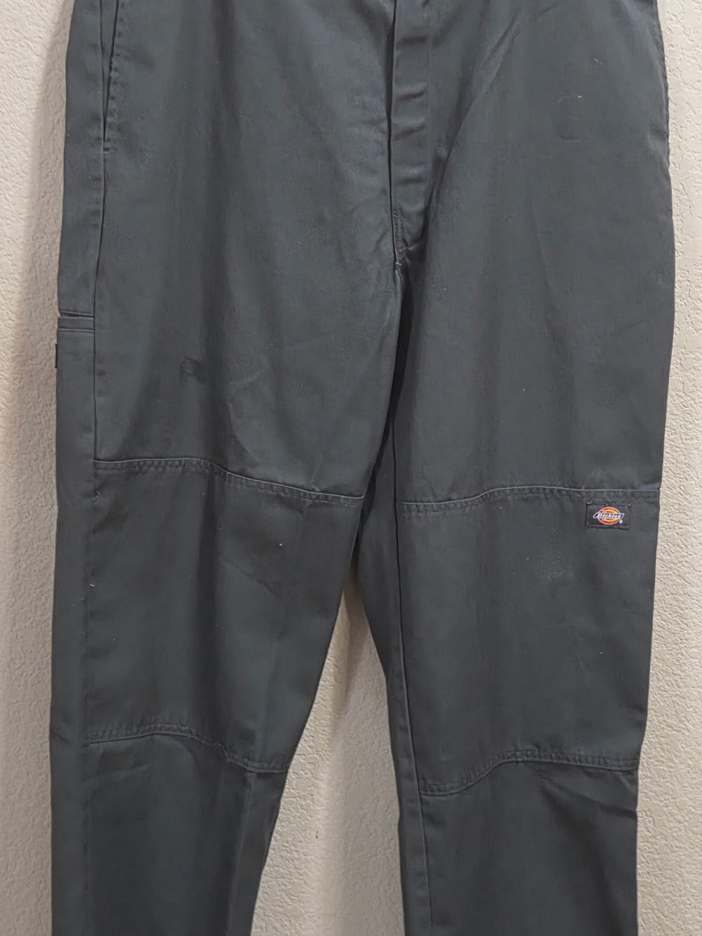 Dickies Black Cargo Work Pants with Carpenter Pocket